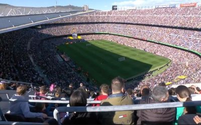 El Camp Nou tuvo un pedido especial para Messi