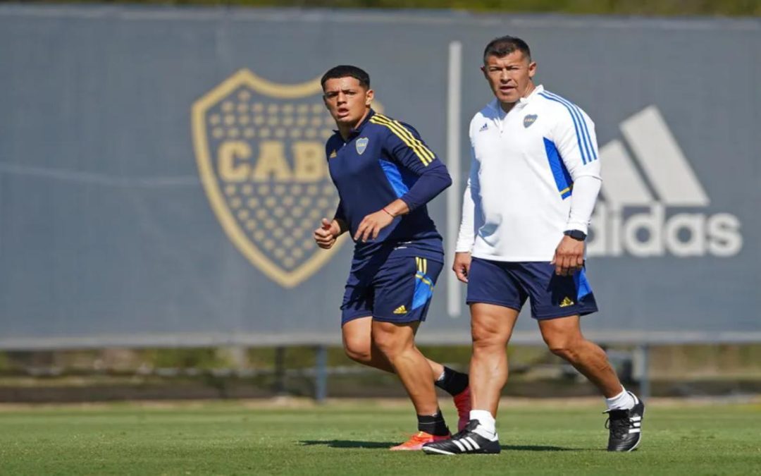 El detalle de la práctica de Boca bajo las órdenes de Almirón