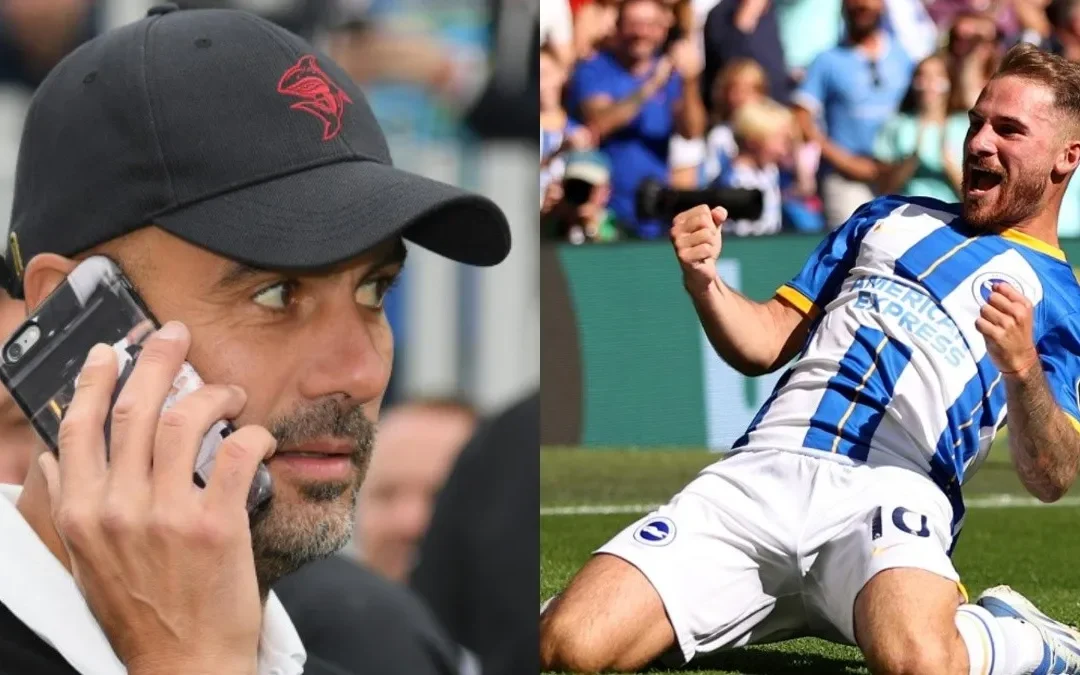 Guardiola y un elogio para Mac Allister y el Brighton