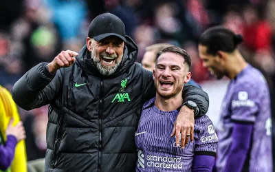 El especial mensaje de Mac Allister a Jurgen Klopp en su despedida de Liverpool