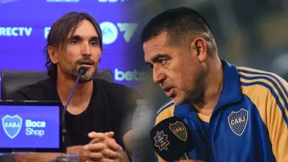 El primer cortocircuito entre Riquelme y Diego Martínez en Boca: ¿Qué pasó?