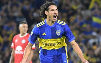 Sigue siendo la figura: la increíble estadística de Cavani en Boca